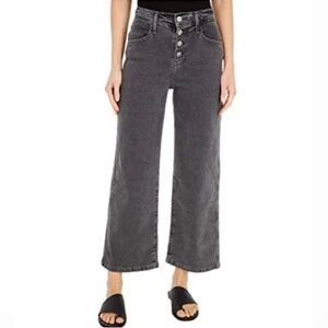 Levi's Mile High Cropped Wide Leg Exposed Button Fly Jeans Sz 28